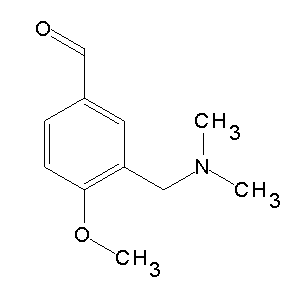 SBB010892 3-[(dimethylamino)methyl]-4-methoxybenzaldehyde