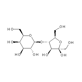 SBB012563 2-[(3S,4S,2R,5R)-2,5-bis(hydroxymethyl)-4,5-dihydroxyoxolan-3-yloxy](2S,4S,3R, 5R,6R)-6-(hydroxymethyl)-2H-3,4,5,6-tetrahydropyran-3,4,5-triol