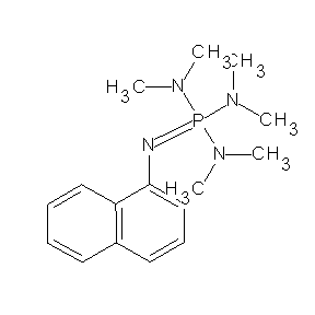 SBB012719 [bis(dimethylamino)(naphthylazamethylene)phosphino]dimethylamine