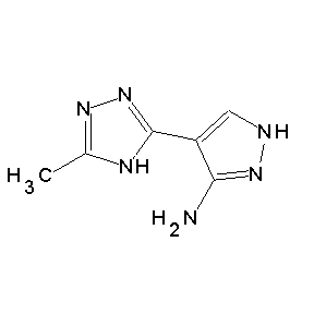 SBB012737 4-(5-methyl-4H-1,2,4-triazol-3-yl)pyrazole-3-ylamine