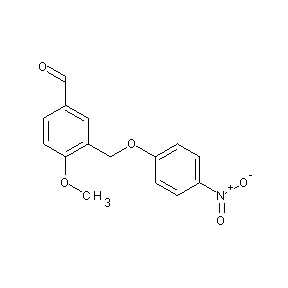 SBB012921 4-methoxy-3-[(4-nitrophenoxy)methyl]benzaldehyde
