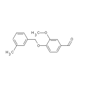 SBB012952 3-methoxy-4-[(3-methylphenyl)methoxy]benzaldehyde