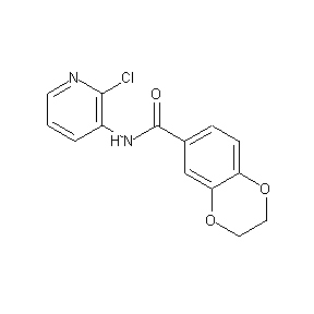 SBB013096 2H,3H-benzo[e]1,4-dioxan-6-yl-N-(2-chloro(3-pyridyl))carboxamide