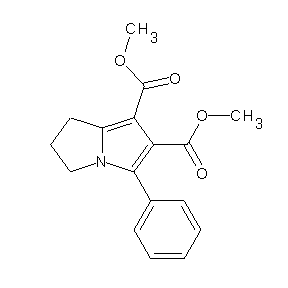 SBB013134 methyl 2-(methoxycarbonyl)-3-phenyl-5,6,7-trihydropyrrolizinecarboxylate