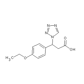SBB013204 3-(4-ethoxyphenyl)-3-(1,2,3,4-tetraazolyl)propanoic acid