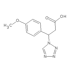 SBB013230 3-(4-methoxyphenyl)-3-(1,2,3,4-tetraazolyl)propanoic acid