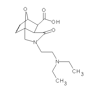 SBB013270 3-[2-(diethylamino)ethyl]-4-oxo-10-oxa-3-azatricyclo[5.2.1.0]dec-8-ene-6- carboxylic acid