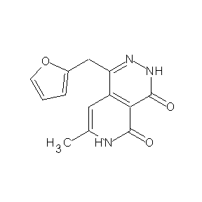 SBB013439 1-(2-furylmethyl)-7-methyl-3,6-dihydropyridino[3,4-d]pyridazine-4,5-dione