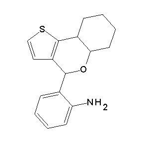 SBB013792 2-(6,7,8,9,5a,9a-hexahydro-4H-thiopheno[3,2-c]chromen-4-yl)phenylamine