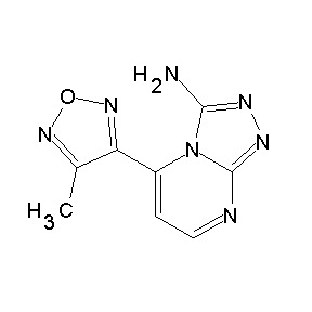 SBB013836 5-(4-methyl-1,2,5-oxadiazol-3-yl)-4-hydro-1,2,4-triazolo[4,3-a]pyrimidine-3-yl amine