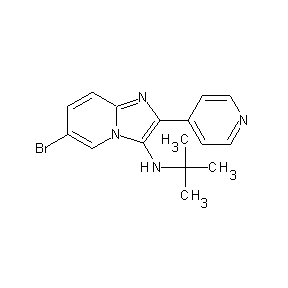 SBB013860 (tert-butyl)(6-bromo-2-(4-pyridyl)(4-hydroimidazo[1,2-a]pyridin-3-yl))amine