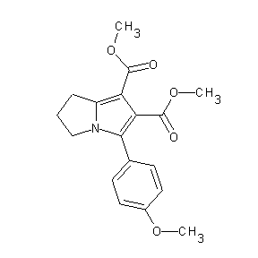 SBB014185 methyl 1-(methoxycarbonyl)-3-(4-methoxyphenyl)-5,6,7-trihydropyrrolizine-2-car boxylate