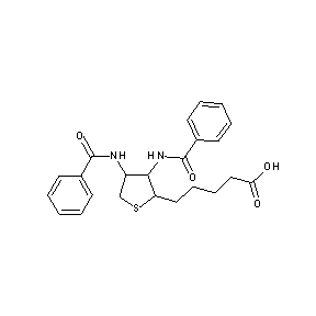 SBB014690 5-[3,4-bis(phenylcarbonylamino)thiolan-2-yl]pentanoic acid