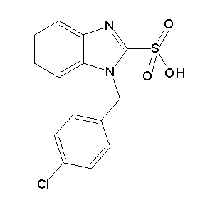SBB018400 1-[(4-chlorophenyl)methyl]benzimidazole-2-sulfonic acid