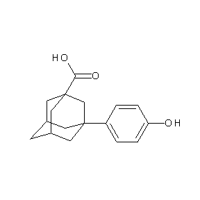 SBB018436 3-(4-hydroxyphenyl)adamantanecarboxylic acid