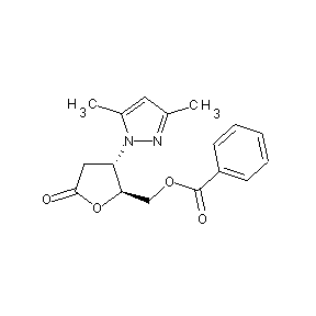 SBB018579 [(2S,3S)-3-(3,5-dimethylpyrazolyl)-5-oxo-2-2,3,4-trihydrofuryl]methyl benzoate