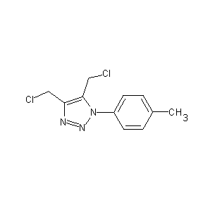 SBB019021 4,5-bis(chloromethyl)-1-(4-methylphenyl)-1,2,3-triazole