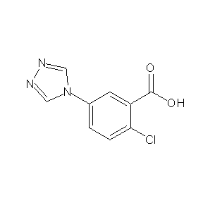 SBB019375 2-chloro-5-(1,2,4-triazol-4-yl)benzoic acid