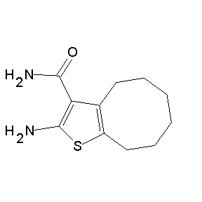 SBB019609 2-amino-4,5,6,7,8,9-hexahydrocycloocta[1,2-b]thiophene-3-carboxamide