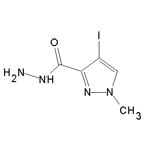 SBB019656 4-iodo-1-methylpyrazole-3-carbohydrazide