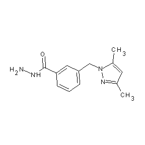 SBB019703 3-[(3,5-dimethylpyrazolyl)methyl]benzenecarbohydrazide