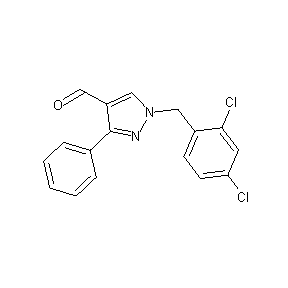 SBB020177 1-[(2,4-dichlorophenyl)methyl]-3-phenylpyrazole-4-carbaldehyde