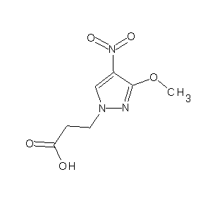SBB020462 3-(3-methoxy-4-nitropyrazolyl)propanoic acid