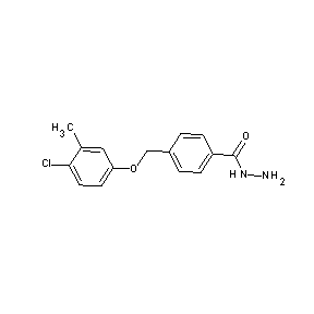 SBB021036 4-[(4-chloro-3-methylphenoxy)methyl]benzenecarbohydrazide