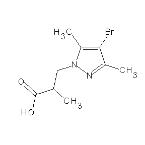 SBB021177 3-(4-bromo-3,5-dimethylpyrazolyl)-2-methylpropanoic acid