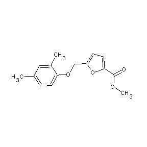 SBB021285 methyl 5-[(2,4-dimethylphenoxy)methyl]furan-2-carboxylate