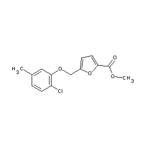 SBB021338 methyl 5-[(2-chloro-5-methylphenoxy)methyl]furan-2-carboxylate