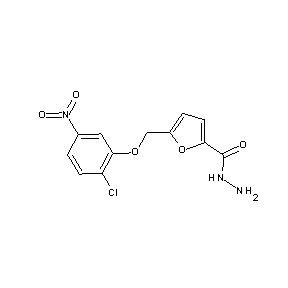 SBB021355 5-[(2-chloro-5-nitrophenoxy)methyl]furan-2-carbohydrazide