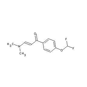 SBB021402 (2Z)-1-[4-(difluoromethoxy)phenyl]-3-(dimethylamino)prop-2-en-1-one