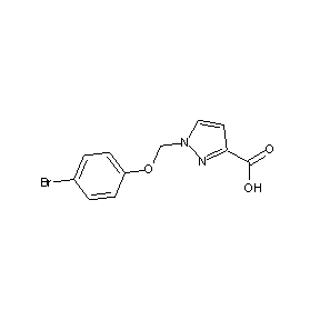 SBB021509 1-[(4-bromophenoxy)methyl]pyrazole-3-carboxylic acid