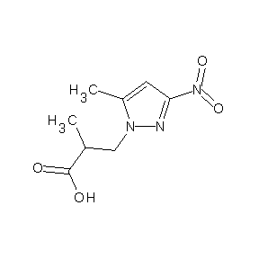 SBB021718 2-methyl-3-(5-methyl-3-nitropyrazolyl)propanoic acid