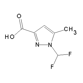 SBB022342 1-(difluoromethyl)-5-methylpyrazole-3-carboxylic acid