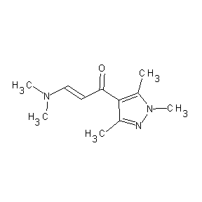 SBB022549 (2Z)-3-(dimethylamino)-1-(1,3,5-trimethylpyrazol-4-yl)prop-2-en-1-one