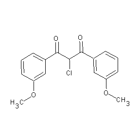 SBB022632 1,3-bis(3-methoxyphenyl)-2-chloropropane-1,3-dione