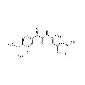 SBB022641 1,3-bis(3,4-dimethoxyphenyl)-2-bromopropane-1,3-dione