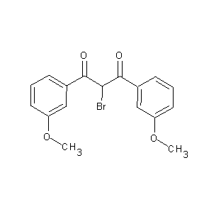 SBB022642 1,3-bis(3-methoxyphenyl)-2-bromopropane-1,3-dione