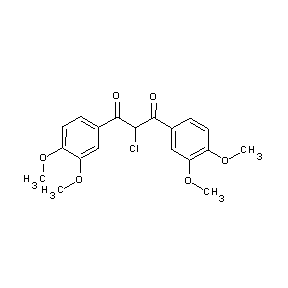 SBB022652 1,3-bis(3,4-dimethoxyphenyl)-2-chloropropane-1,3-dione