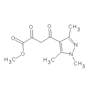 SBB022725 methyl 2,4-dioxo-4-(1,3,5-trimethylpyrazol-4-yl)butanoate