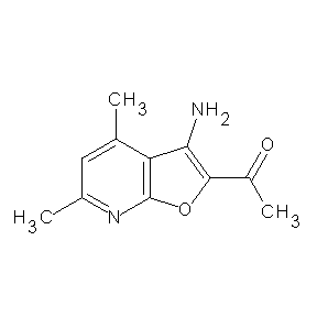 SBB023353 2-acetyl-3-amino-4,6-dimethylfurano[2,3-b]pyridine