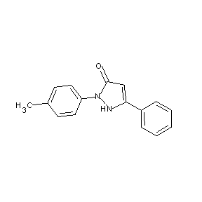 SBB023375 1-(4-methylphenyl)-3-phenyl-3-pyrazolin-5-one