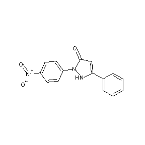 SBB023390 1-(4-nitrophenyl)-3-phenyl-3-pyrazolin-5-one