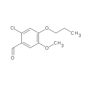 SBB023440 2-chloro-5-methoxy-4-propoxybenzaldehyde