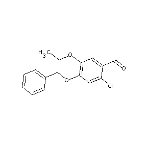 SBB023454 2-chloro-5-ethoxy-4-(phenylmethoxy)benzaldehyde