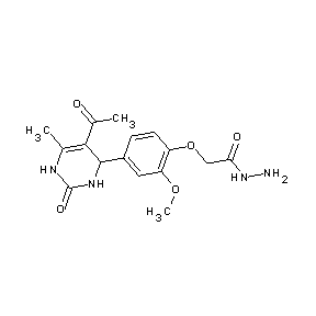 SBB023459 5-acetyl-6-[3,4-bis(???methoxy)phenyl]-4-methyl-2-oxo-1,3,6-trihydropyrimidine