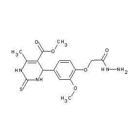 SBB023463 methyl 6-[3,4-bis(???methoxy)phenyl]-4-methyl-2-thioxo-1,3,6-trihydropyrimidin e-5-carboxylate