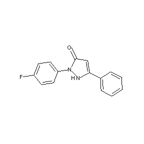 SBB023484 1-(4-fluorophenyl)-3-phenyl-3-pyrazolin-5-one